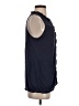 Splendid Blue Sleeveless Blouse Size S - photo 4