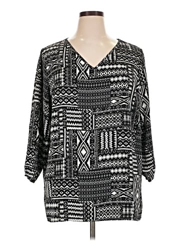 Mario Serrani 3/4 Sleeve Blouse (view 1)