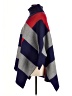 Milano Color Block Red Poncho One size - photo 5