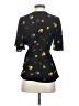 ASOS 100% Polyester Black Short Sleeve Blouse Size 4 - photo 2