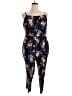 Old Navy 100% Rayon Floral Blue Jumpsuit Size XXL - photo 1