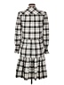 ME+EM Plaid Gray Casual Dress Size 10 - photo 2