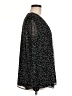 Coldwater Creek 100% Polyester Polka Dots Black Long Sleeve Blouse Size M - photo 4