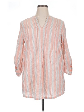 Soft Surroundings 3/4 Sleeve Button Down Shirt