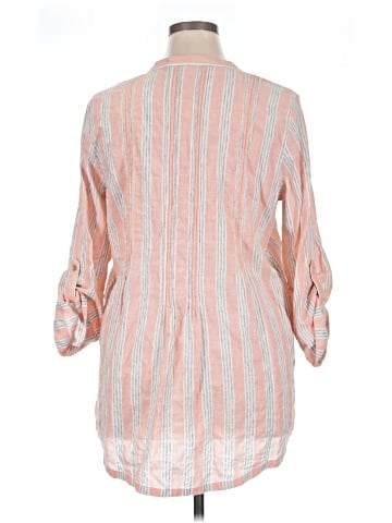 Soft Surroundings 3/4 Sleeve Button-Down Shirt (view 2)