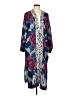 Soft Surroundings 100% Rayon Blue Kimono Size L - photo 1
