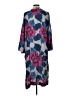 Soft Surroundings 100% Rayon Blue Kimono Size L - photo 2