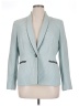 Evan Picone 100% Polyester Chevron-herringbone Teal Blazer Size 16 - photo 1