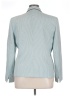 Evan Picone 100% Polyester Chevron-herringbone Teal Blazer Size 16 - photo 2