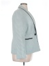 Evan Picone 100% Polyester Chevron-herringbone Teal Blazer Size 16 - photo 4