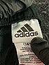 Adidas 100% Polyester Black Track Pants Size 14 - 16 - photo 3