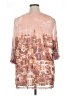 Catherines 100% Polyester Pink 3/4 Sleeve Blouse Size 0X - photo 2