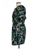 Angie 100% Polyester Graphic Green Cocktail Dress Size L - photo 5