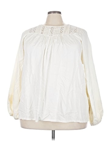 Lane Bryant Long Sleeve Blouse (view 1)