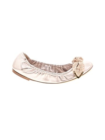 Louis Vuitton Metallic Leather Ballet Flats (view 1)