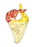 Echo Stripes Yellow Scarf One size - photo 1