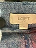 Ann Taylor LOFT Outlet Chevron-herringbone Blue Shorts Size 16 - photo 3