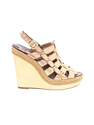 Christian Louboutin Leather Barcelona Wedges (view 1)