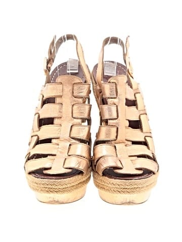 Christian Louboutin Leather Barcelona Wedges (view 2)
