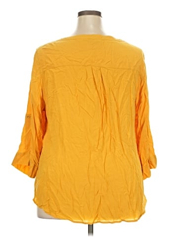 Torrid 3/4 Sleeve Blouse (view 2)