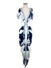 Commense Graphic Blue Casual Dress Size S - photo 1