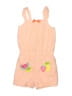 Gymboree 100% Cotton Pink Orange Romper Size 4T - photo 1