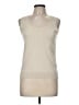 August Silk Ivory Sweater Vest Size M - photo 1