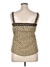 DR2 100% Rayon Yellow Sleeveless Blouse Size XL - photo 2