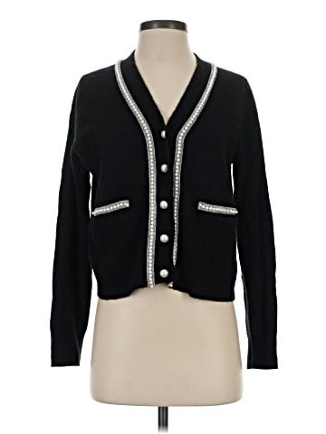 Aqua Cashmere Cardigan (view 1)