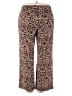 JM Collection Animal Print Brown Casual Pants Size XXL - photo 2