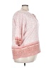 Como Vintage Pink 3/4 Sleeve Blouse Size 2X - photo 4
