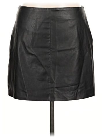 H&M Faux Leather Skirt (view 1)
