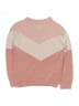 Sovereign Code 100% Polyester Chevron-herringbone Pink Pullover Sweater Size 10 - photo 2