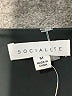 Socialite 100% Polyester Solid Black Casual Dress Size M - photo 7