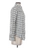 BKE 100% Rayon Checkered-gingham Gray Long Sleeve Button-Down Shirt Size S - photo 4