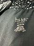Nicole Miller New York 100% Polyester Stars Black Shorts Size M - photo 3