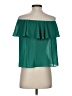 Dejavu 100% Polyester Green Sleeveless Blouse Size S - photo 2
