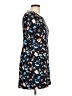 Lands' End Graphic Black Casual Dress Size 12 (petite) - photo 4