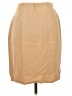 Dana Buchman 100% Silk Solid Tan Silk Skirt Size 10 - photo 2