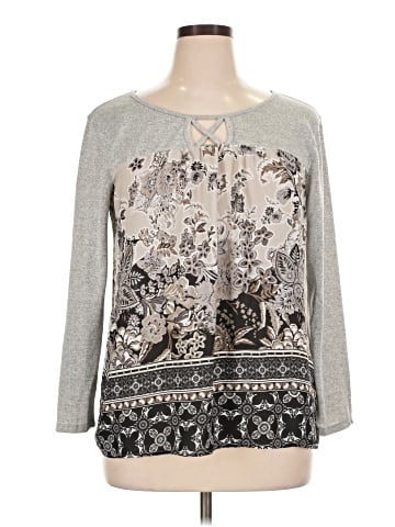 One World Long Sleeve Blouse (view 1)