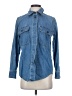 Club Monaco 100% Cotton Blue Long Sleeve Button-Down Shirt Size XS - photo 1