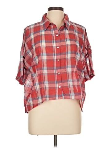 Freebird 3/4 Sleeve Button-Down Shirt (view 1)