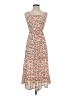 Jessica Simpson 100% Polyester Floral Tan Casual Dress Size XS - photo 1
