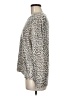 Olivaceous Animal Print Silver Pullover Sweater Size M - photo 5