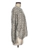 Olivaceous Animal Print Silver Pullover Sweater Size M - photo 4