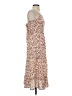 Jessica Simpson 100% Polyester Floral Tan Casual Dress Size XS - photo 4