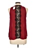 Freebird 100% Polyester Burgundy Sleeveless Top Size L - photo 2