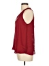 Freebird 100% Polyester Burgundy Sleeveless Top Size L - photo 5