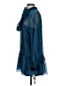 Seni & Cade 100% Polyester Blue Casual Dress Size XS - photo 5