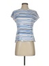 St. John Blue Short Sleeve Top Size P (petite) - photo 1